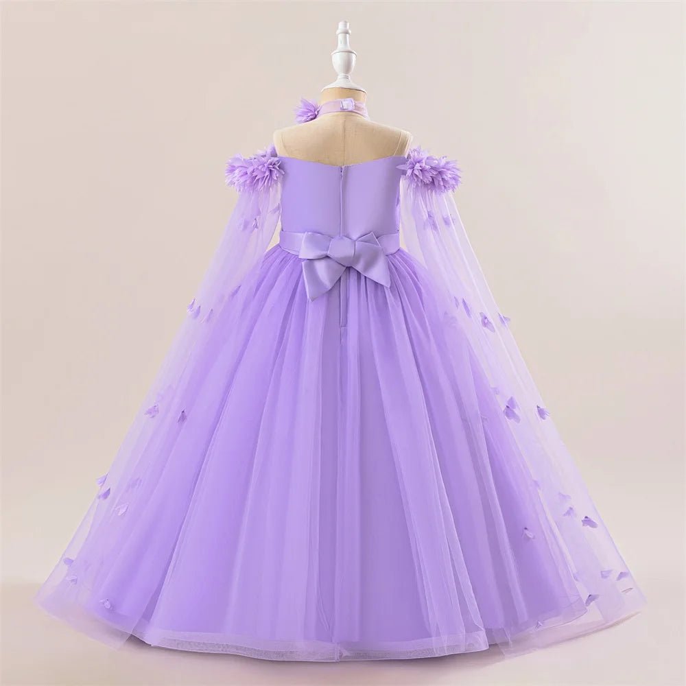 Off-Shoulder Tulle Junior Bridesmaid Dress - Luzilly Bridal & Apparel