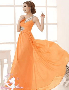 One-Shoulder Bridesmaid & Evening Dress - Luzilly Bridal & Apparel