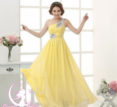 One-Shoulder Bridesmaid & Evening Dress - Luzilly Bridal & Apparel
