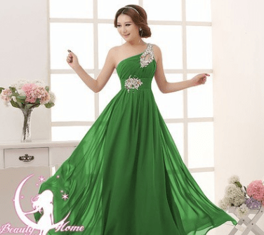 One-Shoulder Bridesmaid & Evening Dress - Luzilly Bridal & Apparel