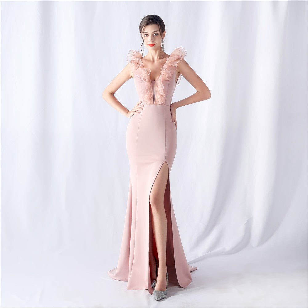 Organza Wedding Dinner Dress - Luzilly Bridal & Apparel