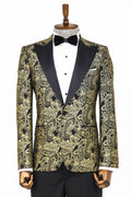 Paisley Velvet Slim-Fit Dinner Jacket - Luzilly Bridal & Apparel
