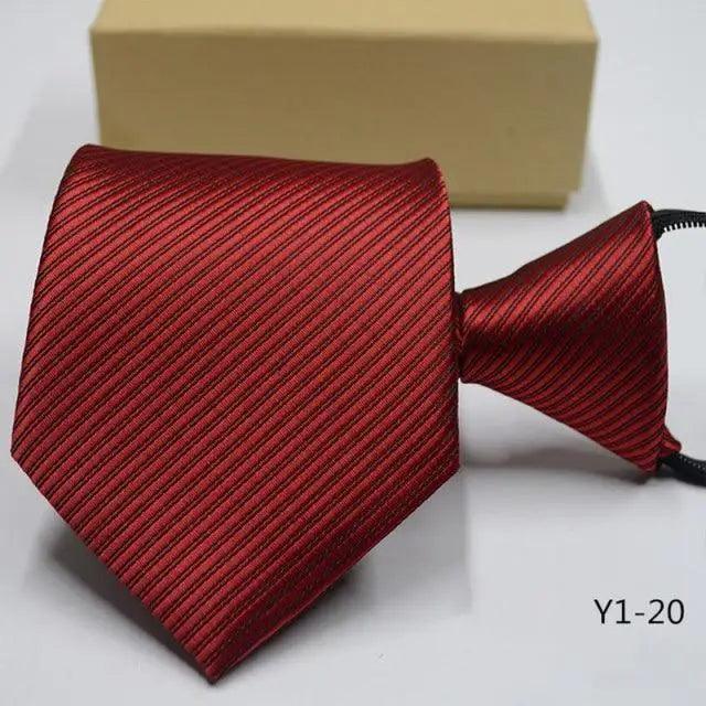 Patterned Adjustable Necktie for Men - Luzilly Bridal & Apparel