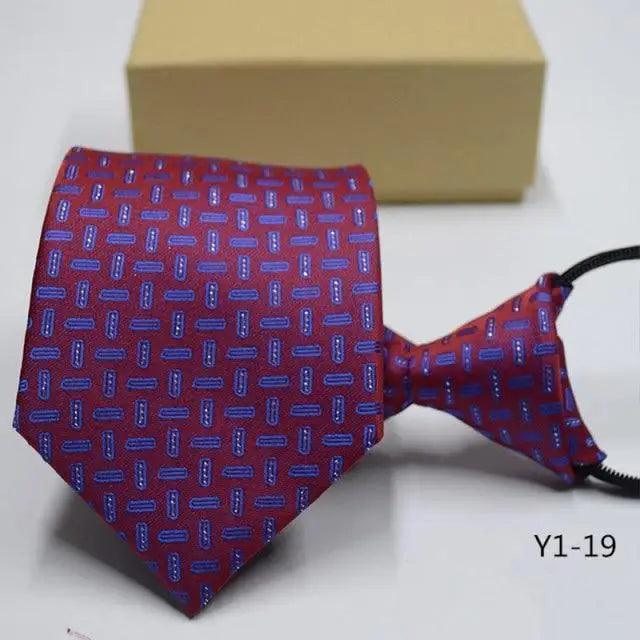 Patterned Adjustable Necktie for Men - Luzilly Bridal & Apparel