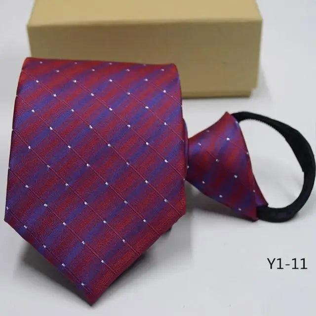 Patterned Adjustable Necktie for Men - Luzilly Bridal & Apparel