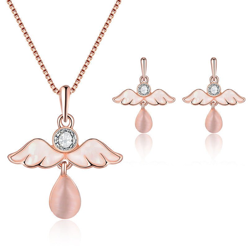 Peacock Opal Bridal Jewelry Set - Luzilly Bridal & Apparel