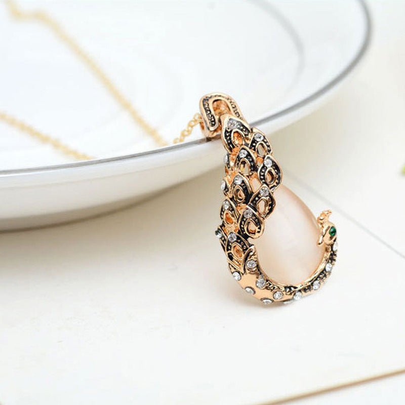 Peacock Opal Bridal Jewelry Set - Luzilly Bridal & Apparel