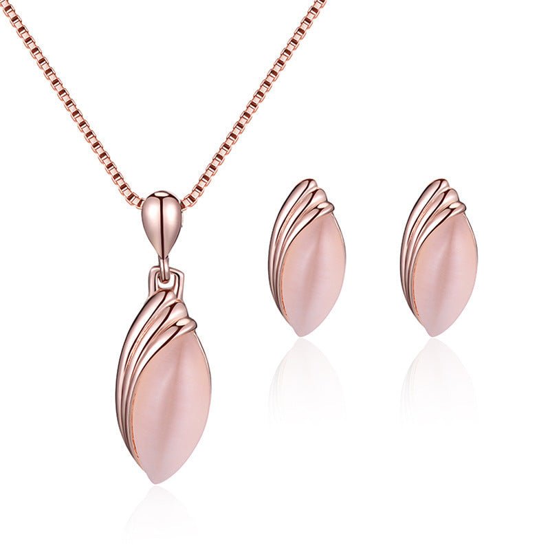 Peacock Opal Bridal Jewelry Set - Luzilly Bridal & Apparel