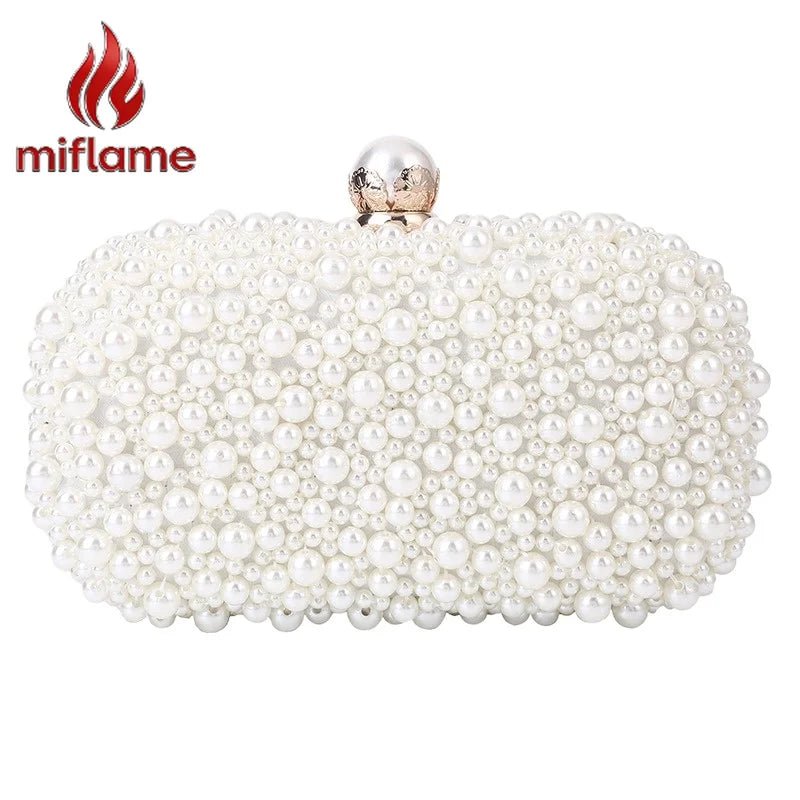 Pearl Square Evening Crossbody - Luzilly Bridal & Apparel