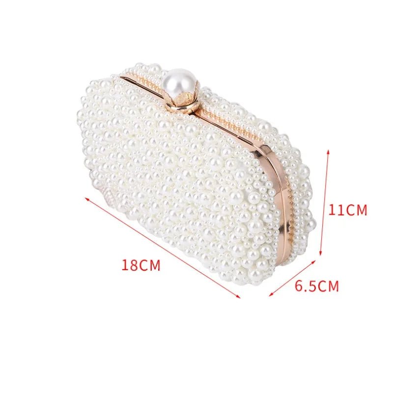 Pearl Square Evening Crossbody - Luzilly Bridal & Apparel