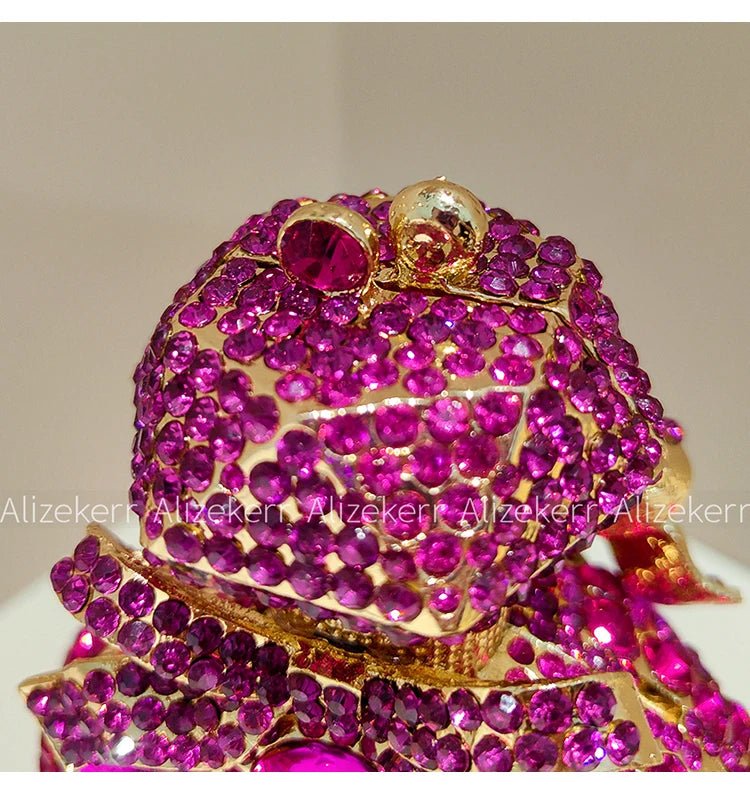 Perfume Bottle Crystal Evening Clutch - Luzilly Bridal & Apparel