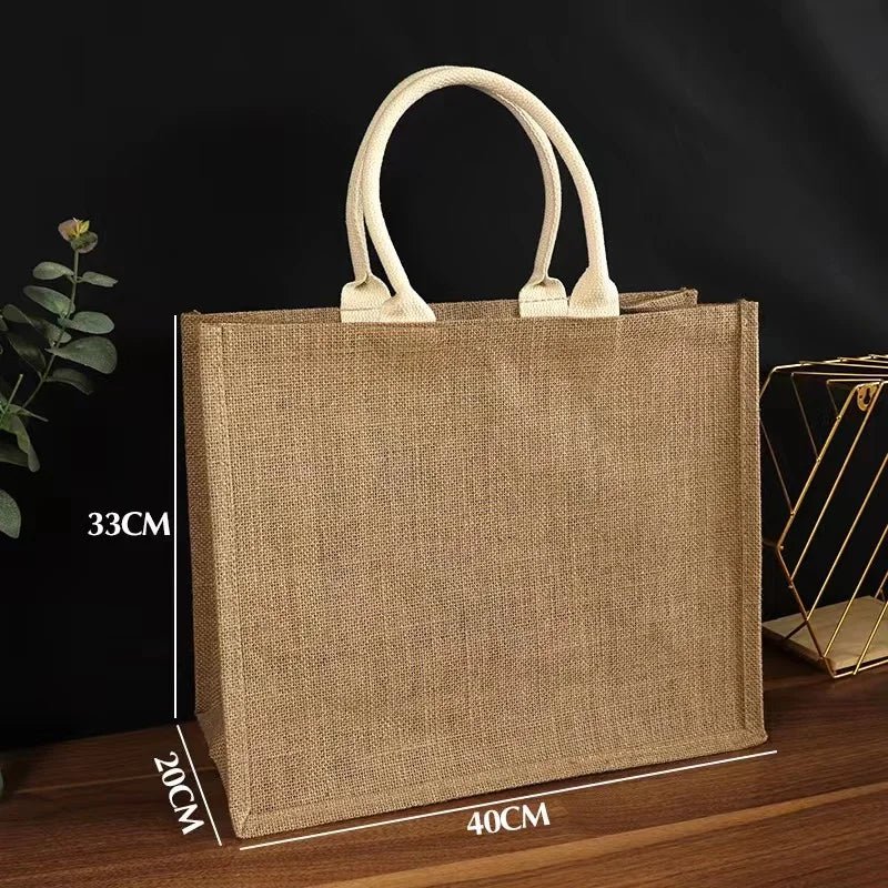 Personalized Bridesmaid Jute Tote - Luzilly Bridal & Apparel