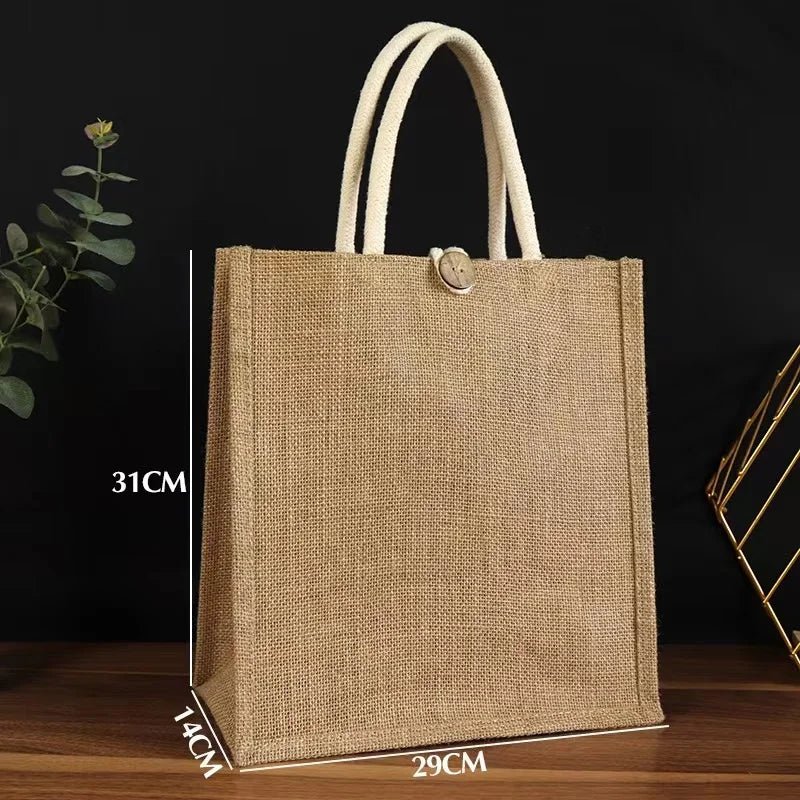 Personalized Bridesmaid Jute Tote - Luzilly Bridal & Apparel