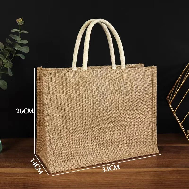Personalized Bridesmaid Jute Tote - Luzilly Bridal & Apparel