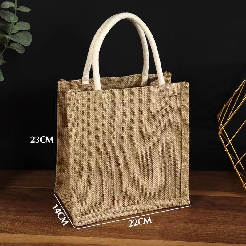 Personalized Bridesmaid Jute Tote - Luzilly Bridal & Apparel
