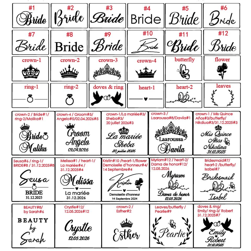 Personalized Name and Date Faux-Silk Bridal Robe - Luzilly Bridal & Apparel