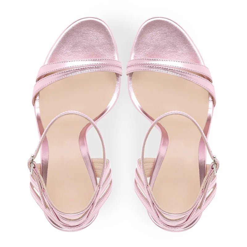 Pink Stiletto Bridal Pumps - Luzilly Bridal & Apparel