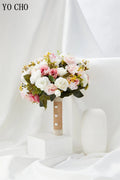 Pink & White Rose Bridal Bouquet - Luzilly Bridal & Apparel