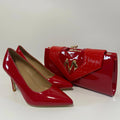 Pretty High Heel Shoes And Bag - Luzilly Bridal & Apparel