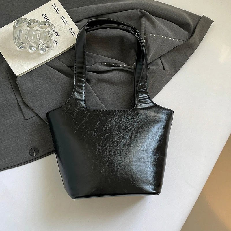 PU Leather Bucket Bag - Luzilly Bridal & Apparel