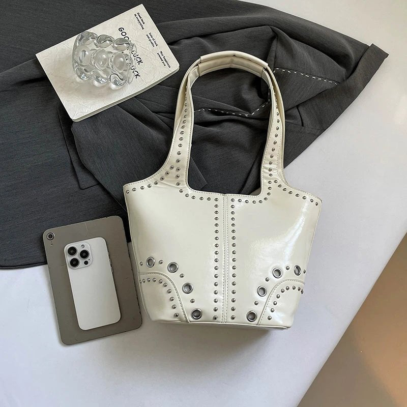 PU Leather Bucket Bag - Luzilly Bridal & Apparel