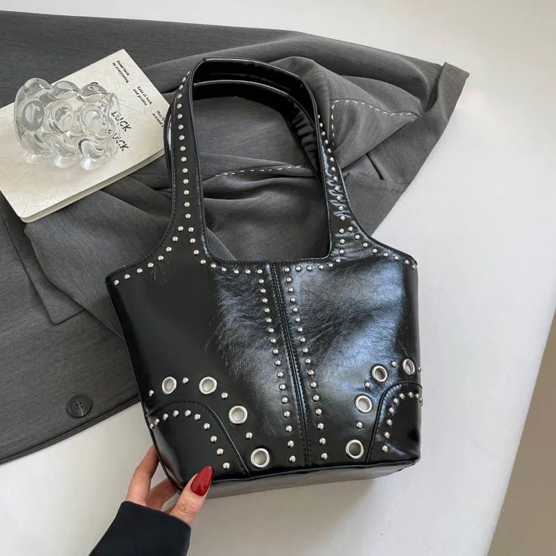 PU Leather Bucket Bag - Luzilly Bridal & Apparel