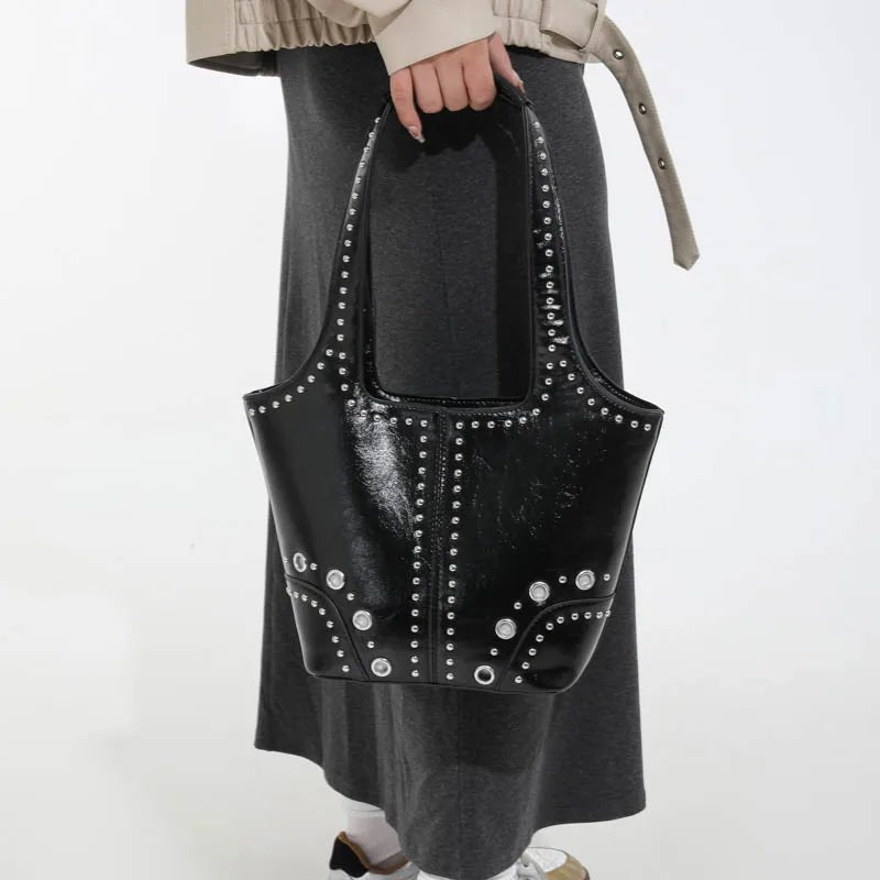 PU Leather Bucket Bag - Luzilly Bridal & Apparel