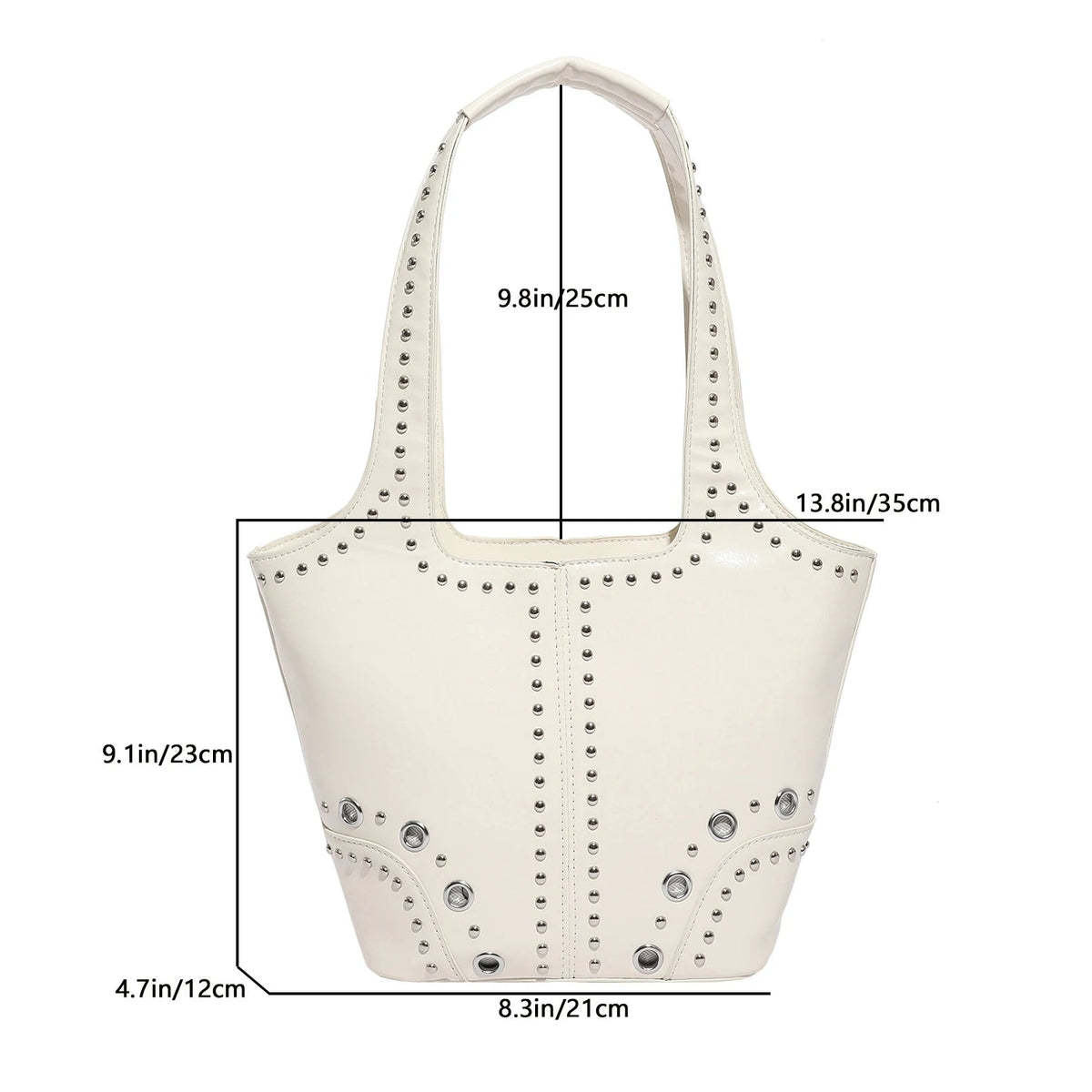 PU Leather Bucket Bag - Luzilly Bridal & Apparel