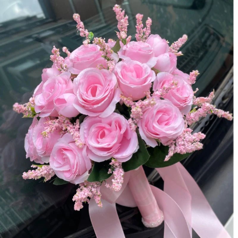 Purple Peony Bridal Bouquet - Luzilly Bridal & Apparel