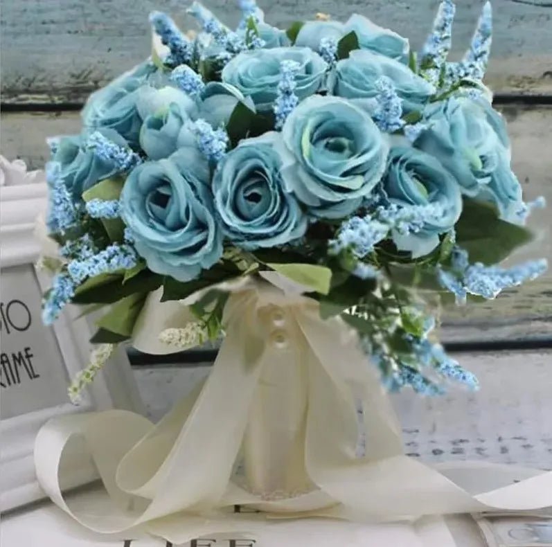 Purple Peony Bridal Bouquet - Luzilly Bridal & Apparel