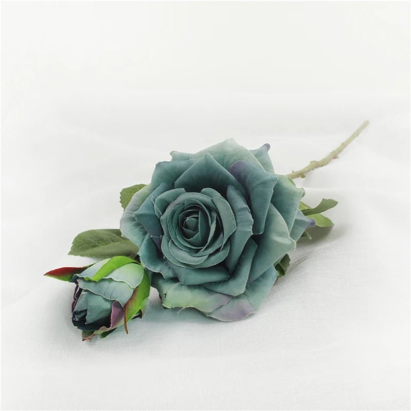 Real-Touch Rose & Silk Peony Bridal Bouquet - Luzilly Bridal & Apparel
