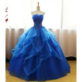 Royal Blue One-Shoulder Cocktail Dress