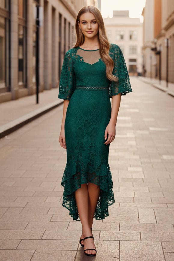 Reyna Dress - Emerald - Luzilly Bridal & Apparel