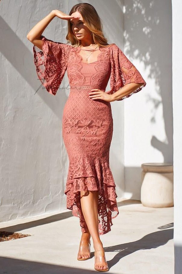 Reyna Dress - Mauve - Luzilly Bridal & Apparel
