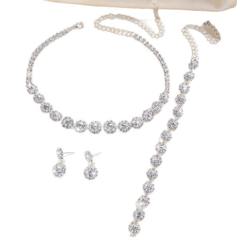 Rhinestone Bridal Jewelry Set - Luzilly Bridal & Apparel