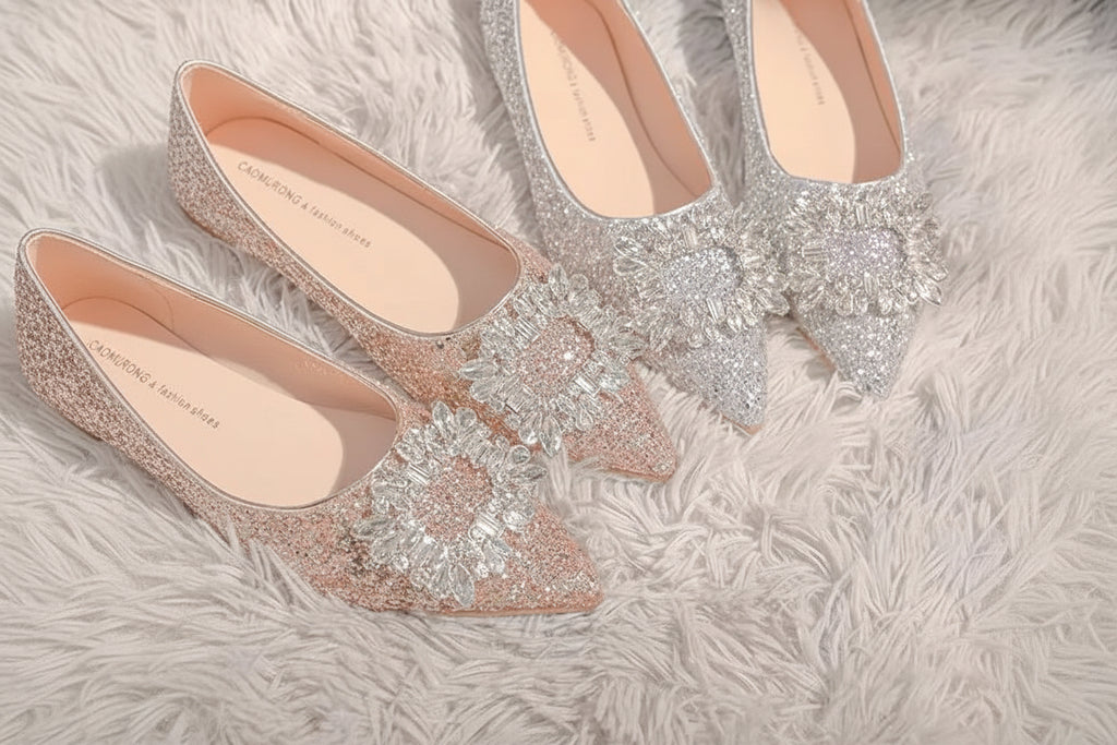 Rhinestone Bridal Pumps - Luzilly Bridal & Apparel