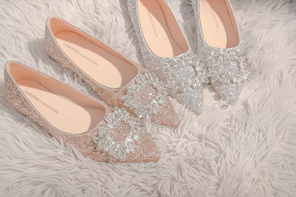Rhinestone Bridal Pumps - Luzilly Bridal & Apparel