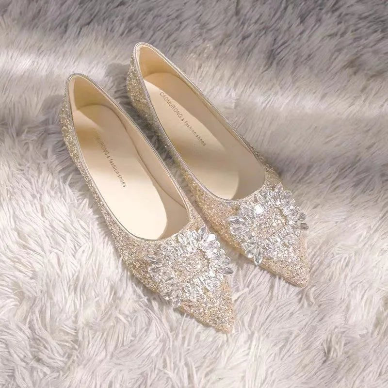 Rhinestone Bridal Pumps - Luzilly Bridal & Apparel