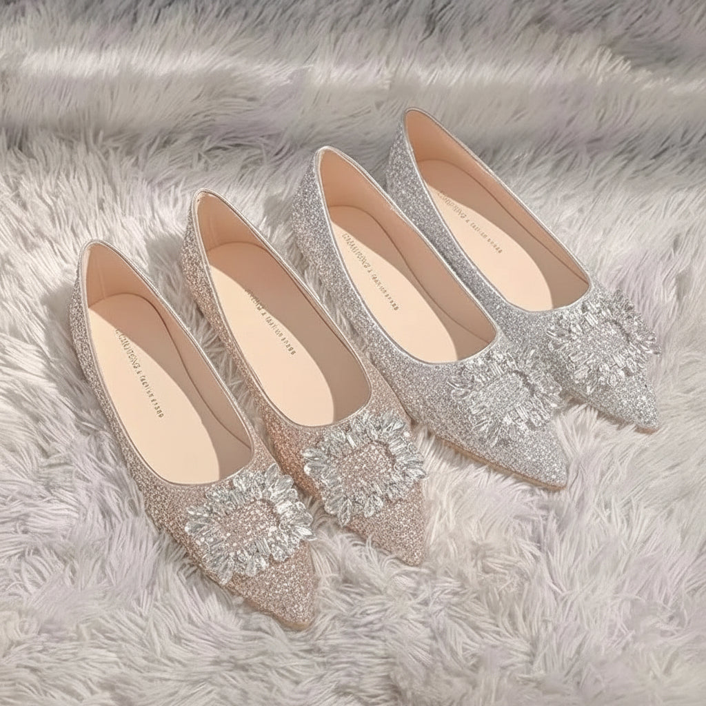 Rhinestone Bridal Pumps - Luzilly Bridal & Apparel