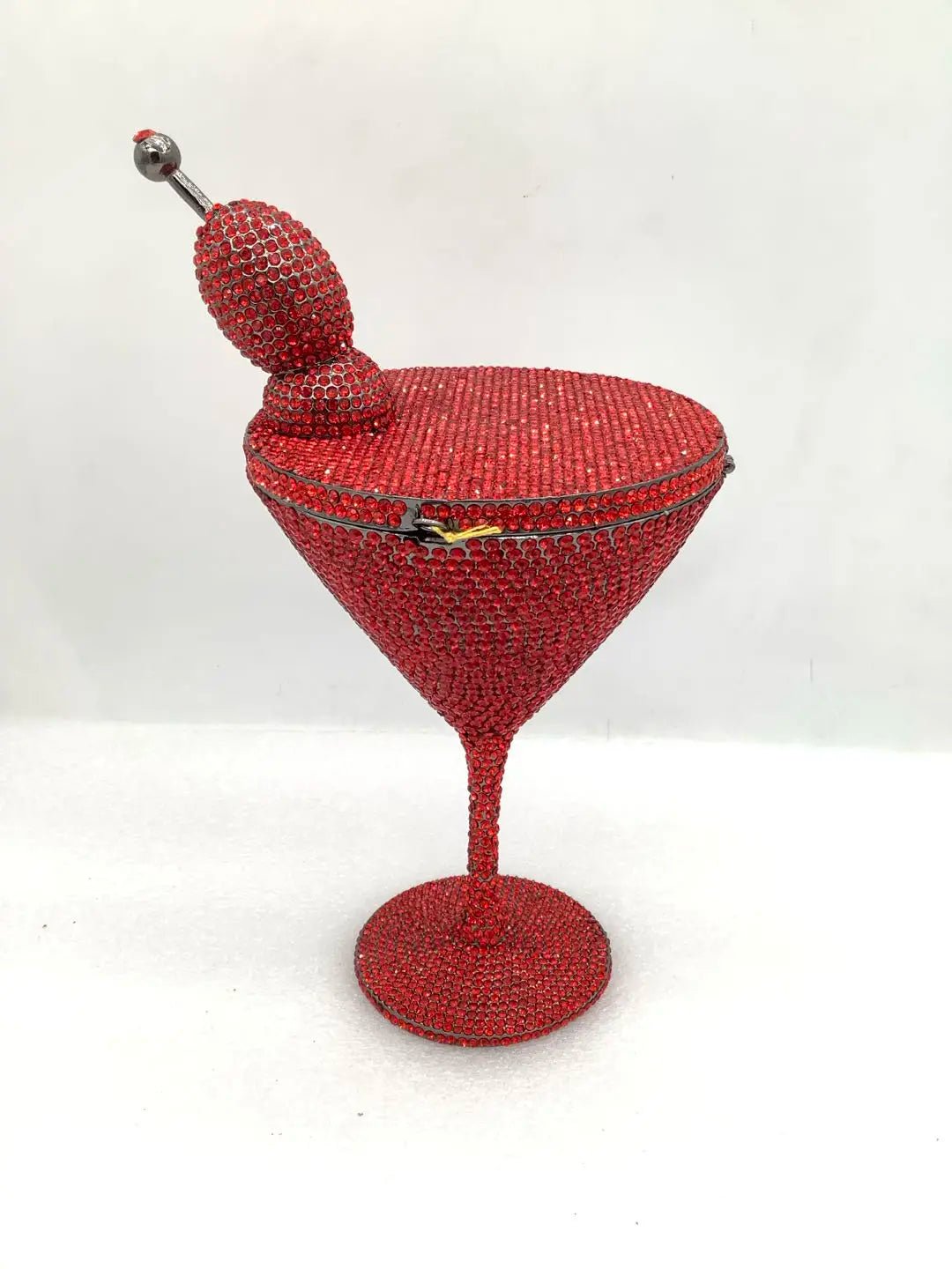 Rhinestone Bucket Evening Clutch - Luzilly Bridal & Apparel