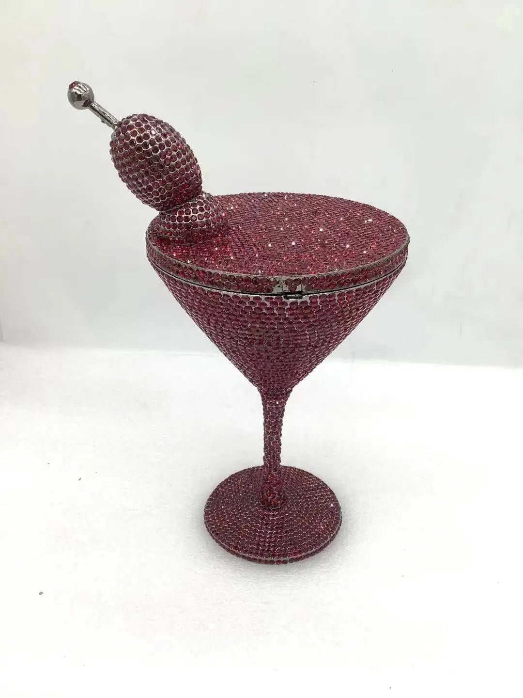 Rhinestone Bucket Evening Clutch - Luzilly Bridal & Apparel