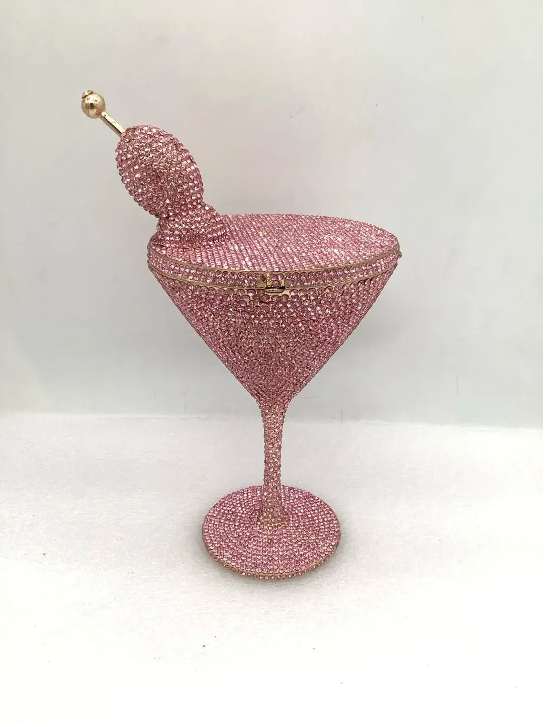 Rhinestone Bucket Evening Clutch - Luzilly Bridal & Apparel