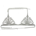 Rhinestone Claw Chain Body Chain Set Sexy Bra Panty Set Lingerie Show - Luzilly Bridal & Apparel