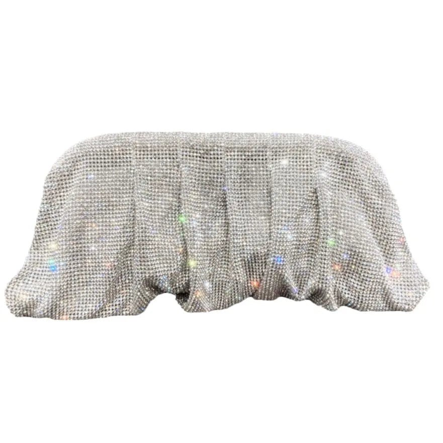 Rhinestone Crystal Evening Clutch - Luzilly Bridal & Apparel
