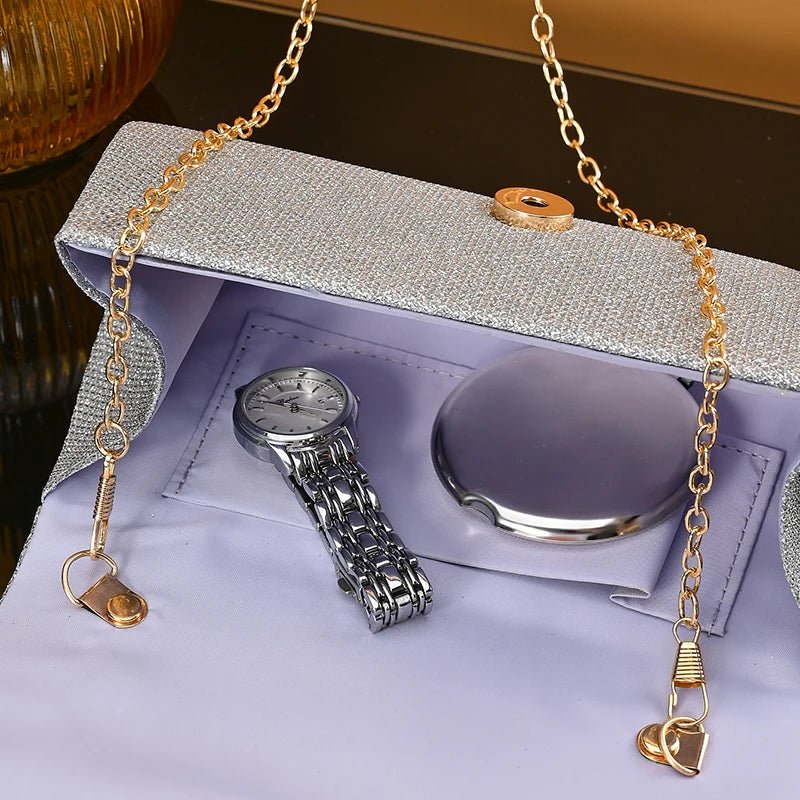 Rhinestone Dinner Clutch - Luzilly Bridal & Apparel