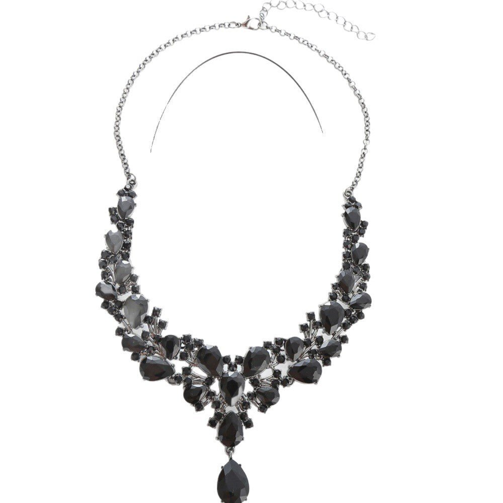 Rhinestone Party Jewelry Set - Luzilly Bridal & Apparel