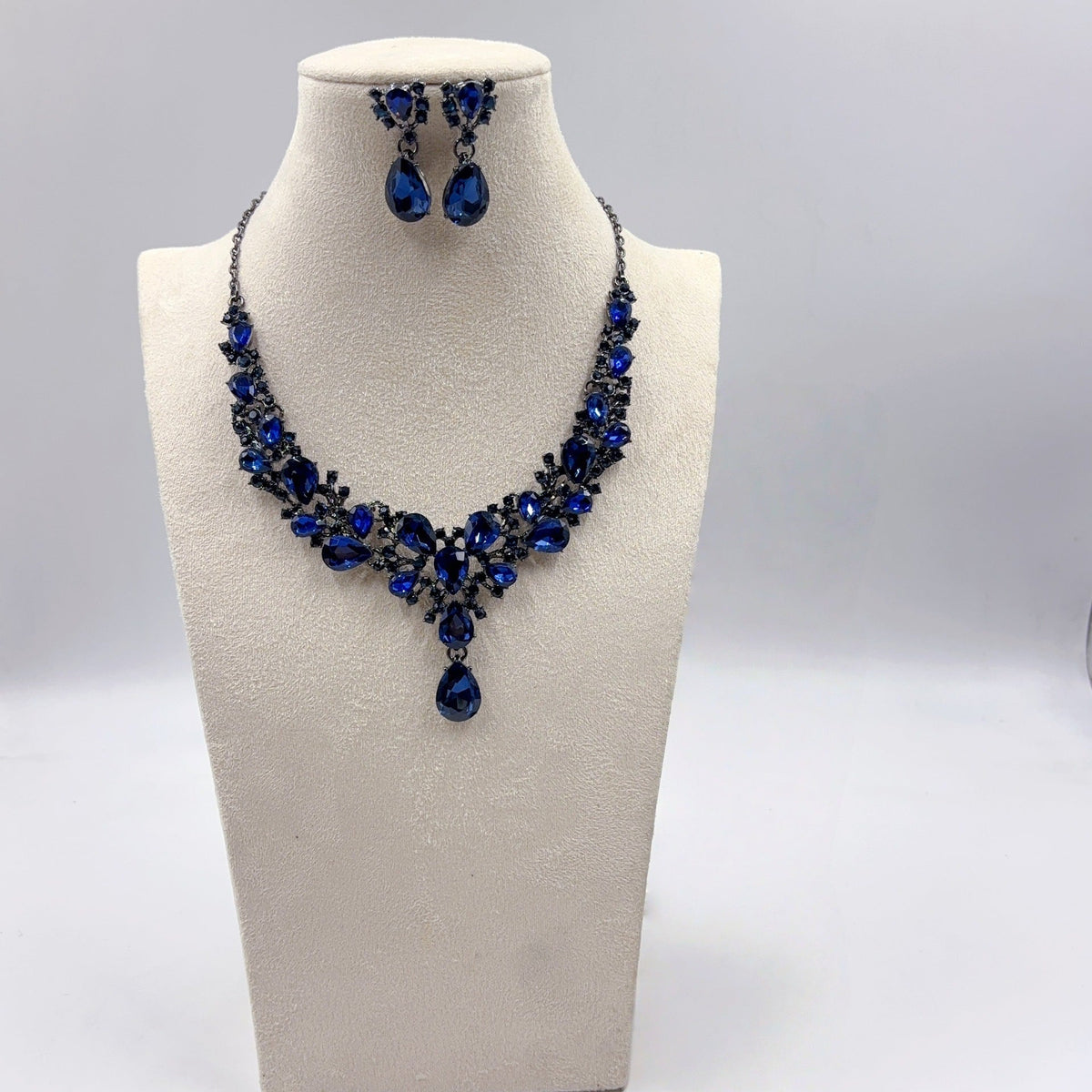 Rhinestone Party Jewelry Set - Luzilly Bridal & Apparel