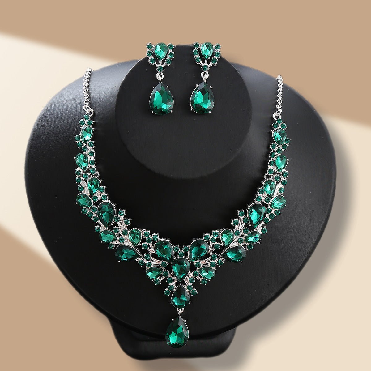 Rhinestone Party Jewelry Set - Luzilly Bridal & Apparel