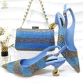 Rhinestone Shoe & Bag Set - Luzilly Bridal & Apparel