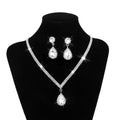 Rhinestone Teardrop Three-Piece Bridal Set - Luzilly Bridal & Apparel